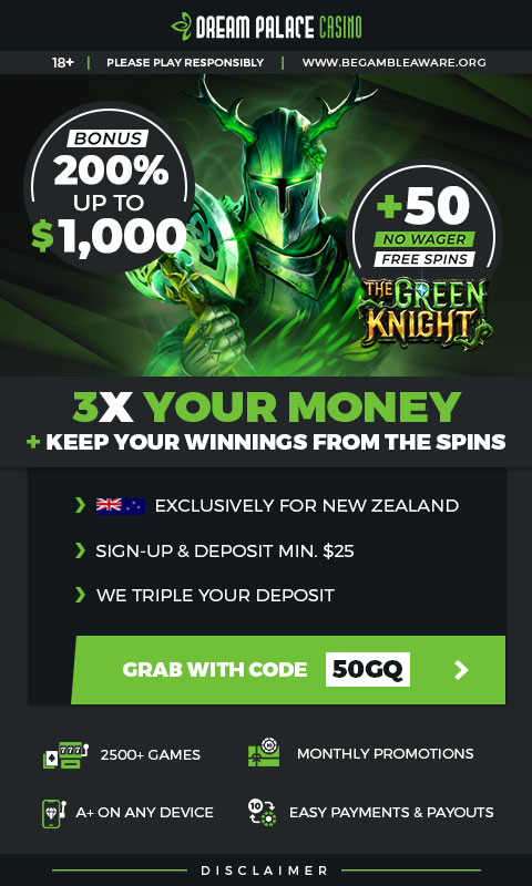 $1000 Bonus + 50 Free Spins