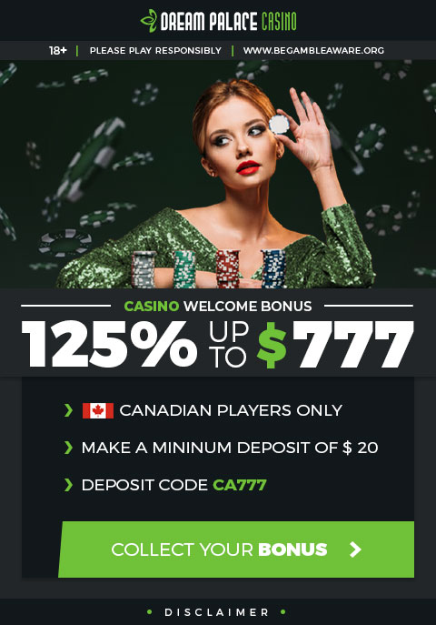 $777 Bonus | Dream Palace Casino